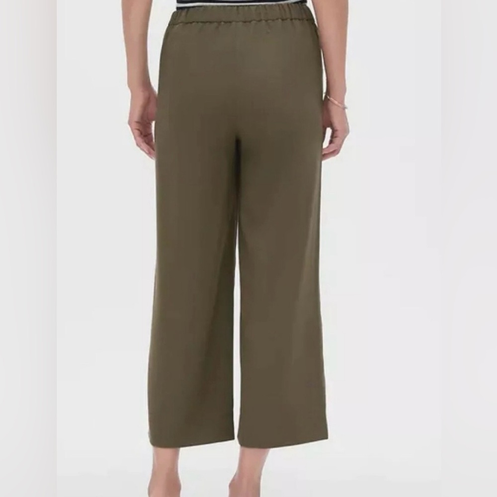 Banana Republic Rowan Wide-Leg Double Twill Crop Pant size 10 - Picture 2 of 13